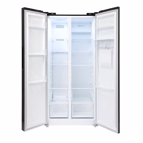 Willow 430L Side by Side American Style Fridge Freezer with Water Dispenser and No Frost Technology in Black – 5