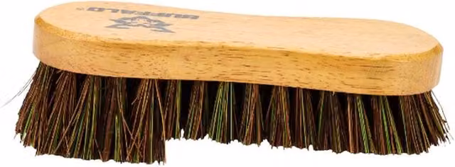 Buffalo Single Wing Bassine Mix Scrubbing Hand Brush with Natural Wood and Multicolour Bristles