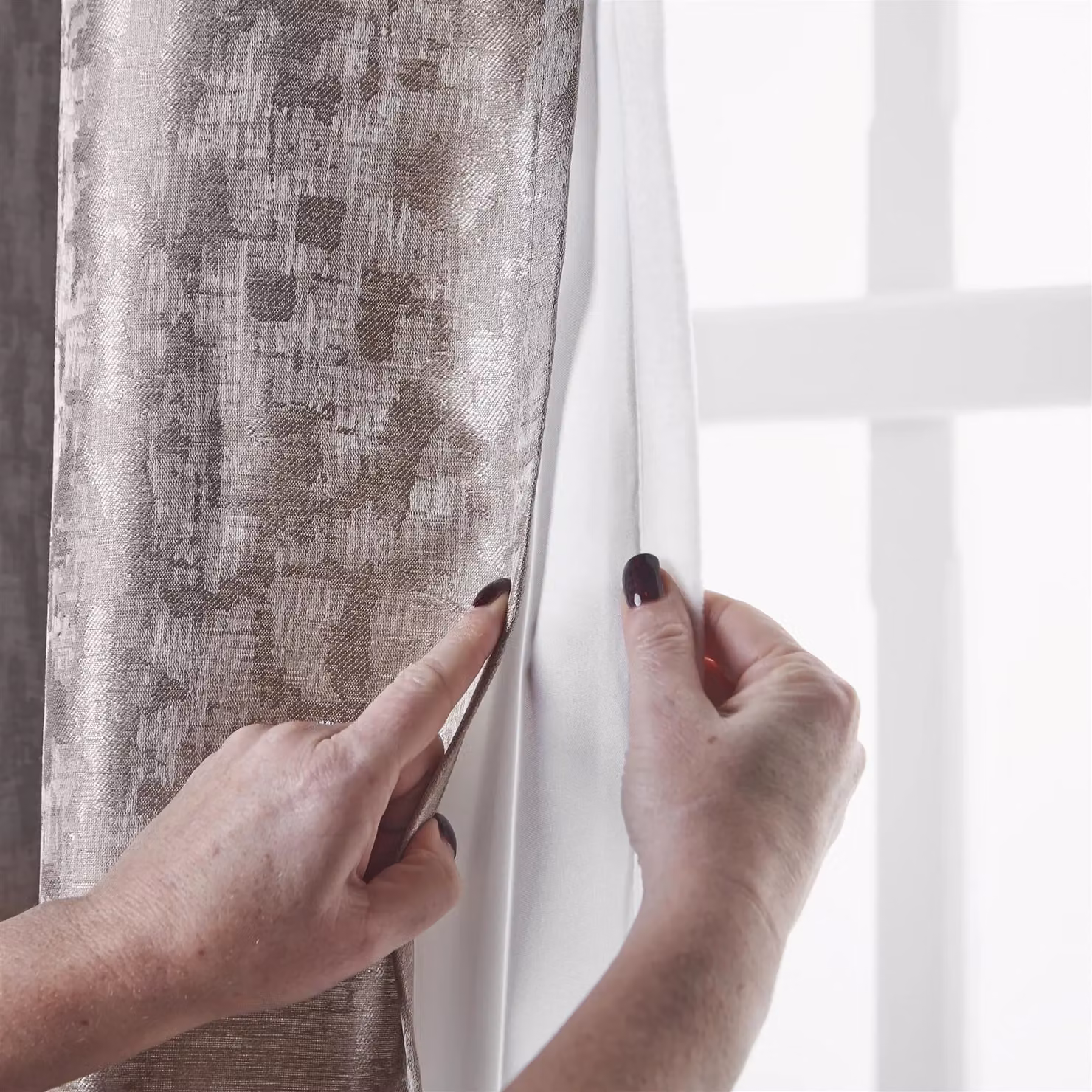 Luxury Living Thermal Fleece Curtain Linings in White, Width: 163 cm, Drop: 178 cm – 2
