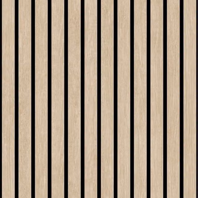 Muriva Ugepa Black Striped 3D Wood Panel Style Non-Woven Vinyl Wallpaper – 1