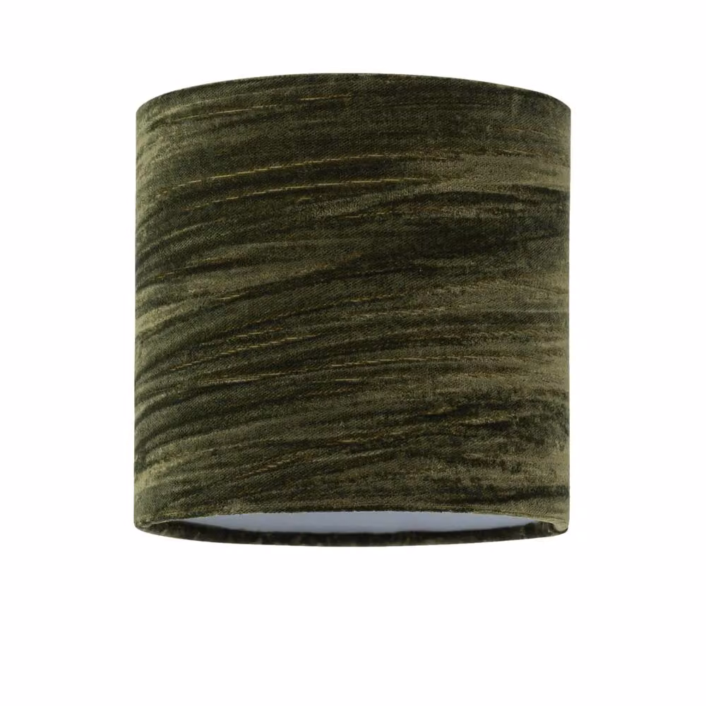 First Choice Lighting Romana Touch Table Lamp with Green Velvet Shade in Brushed Chrome – 2