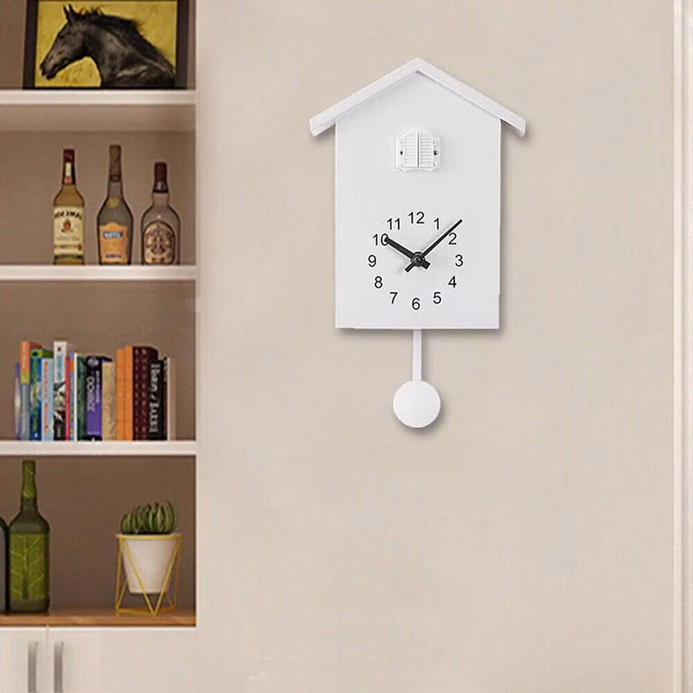 SPETLEK Modern White Quartz Cuckoo Wall Clock – 3