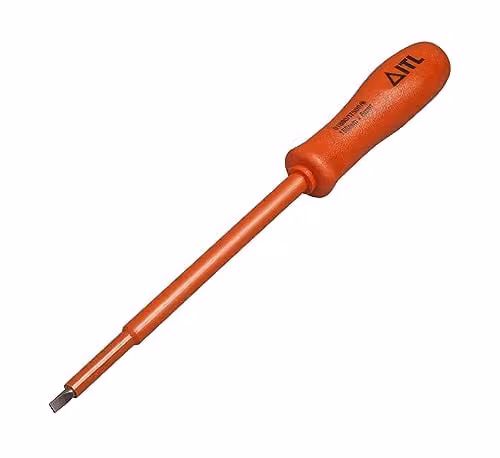 ITL Insulated Electrician Screwdriver, Orange, 150 x 5 mm