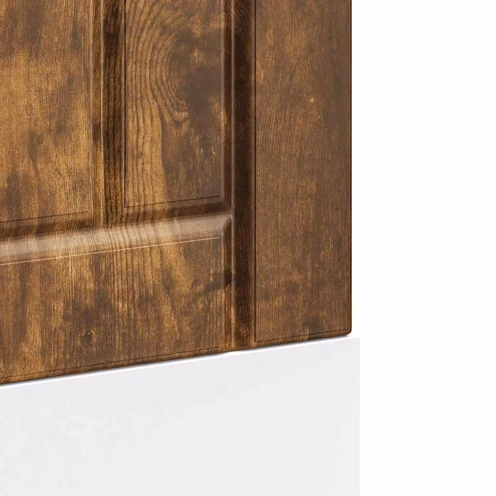 Berkfield Home Lucca Dishwasher Panel in Smoked Oak Brown Engineered Wood W/H: 67.0 x 60.0 cm – 5