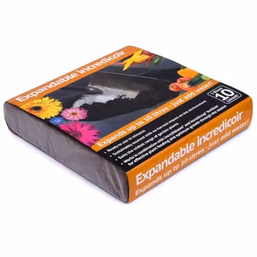 Thompson & Morgan Incredicoir Peat-Free Coir Potting Soil, 6 x 10 Litre Packs