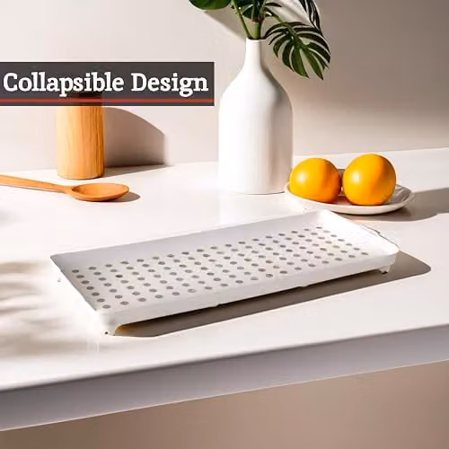 Orsina Adjustable White and Grey Plastic Kitchen Shelf Inserts – 3