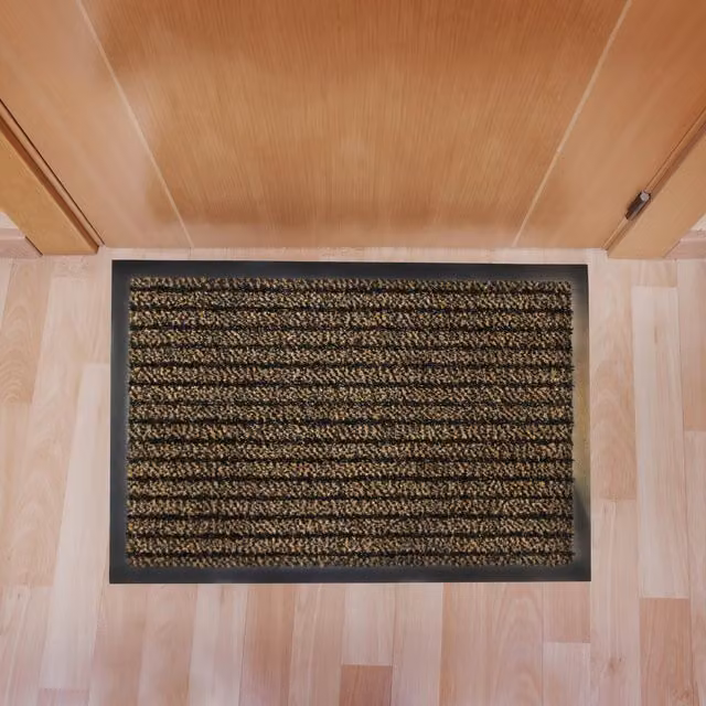 Doortex Ultimat Brown Indoor Entrance Mat, W: 60 cm, D: 90 cm