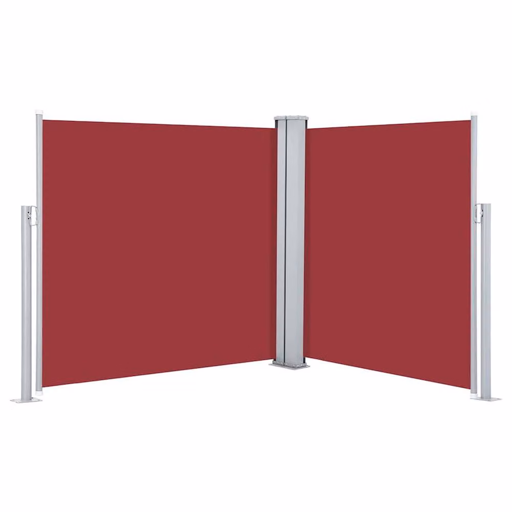 Berkfield Home Red Retractable Side Awning W/D/H: 600 x 100 x 100 cm – 3