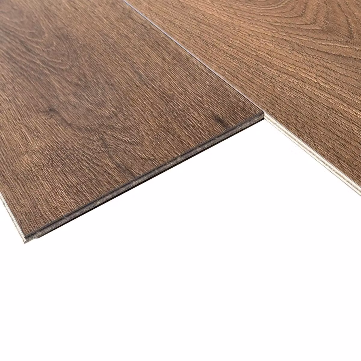 Vinyl Flooring UK Fores Wood Effect Brown Water Resistant 7mm Click System Vinyl Flooring, 10 Planks, Covers 2.494sqm – 3