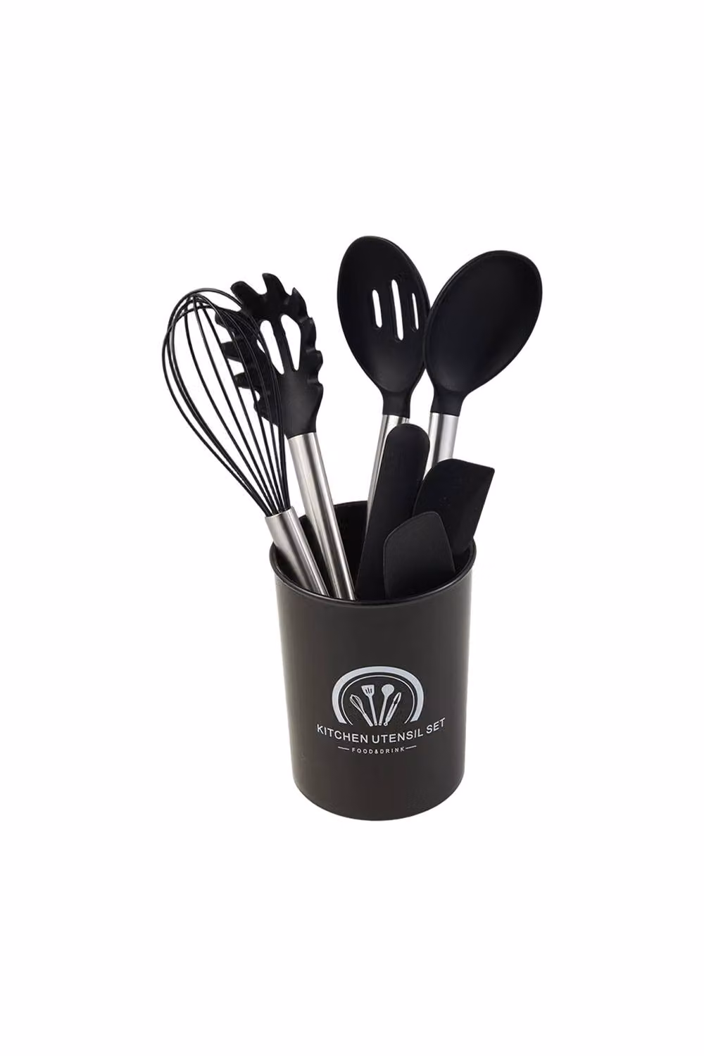 Living and Home 27-Piece Black Silicone Kitchen Utensil and Cookware Set – 2