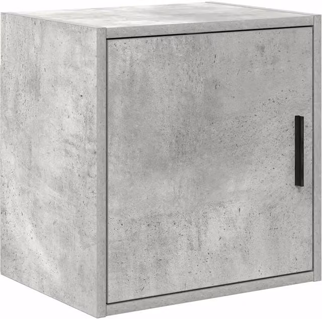 Berkfield Home Wall Mounted Garage and Workshop Cabinet in Concrete Grey Engineered Wood