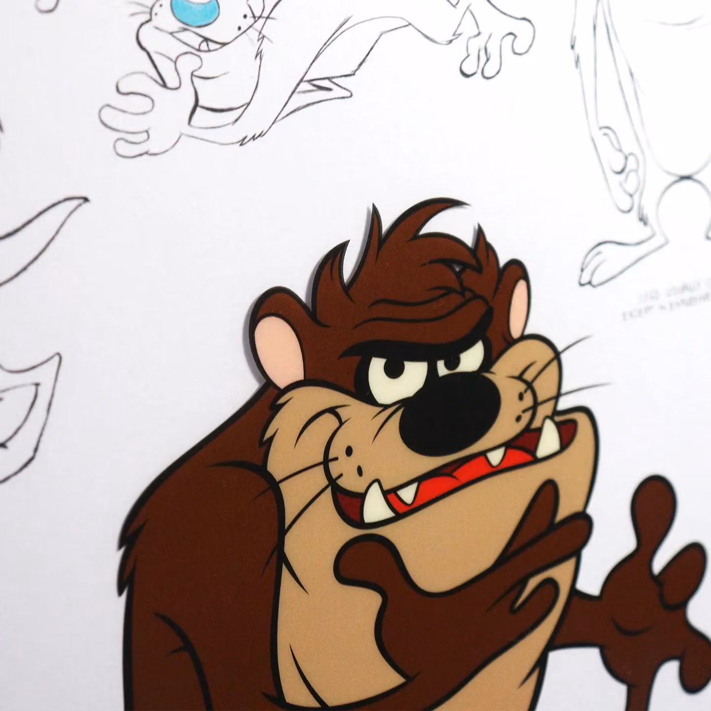 Fanattik Looney Tunes Tasmanian Devil Limited Edition Fan-Cel Art, Multicolour Plastic Illustration – 5