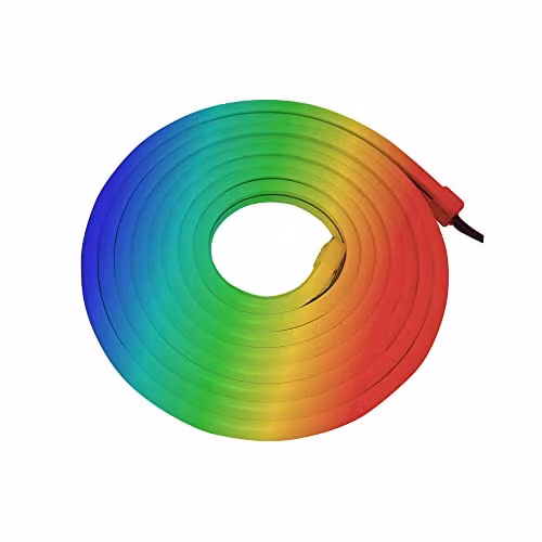 ENERJ Smart WiFi RGB LED Neon Strip Kit, 12V, 3m, Multicolour, IP65 Waterproof – 1