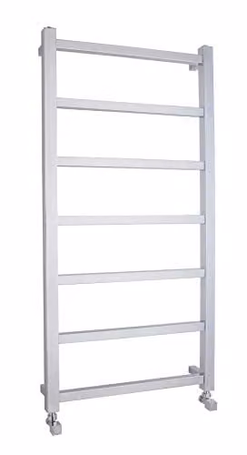 Hudson Reed HL376 Eton Modern Vertical Wall Hung Heated Towel Rail, Chrome, H 120 cm x W 60 cm – 1