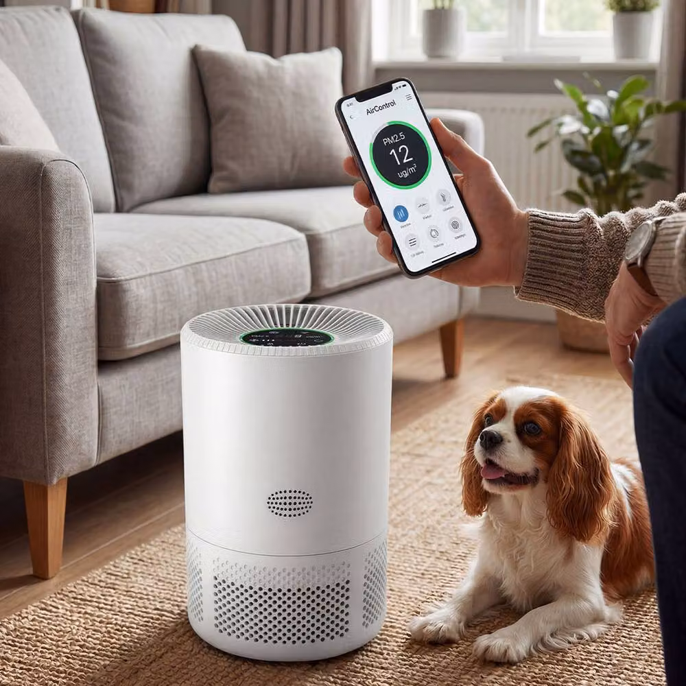 Spector Smart HEPA H13 Air Purifier with App Control and Sleep Mode, White – 3