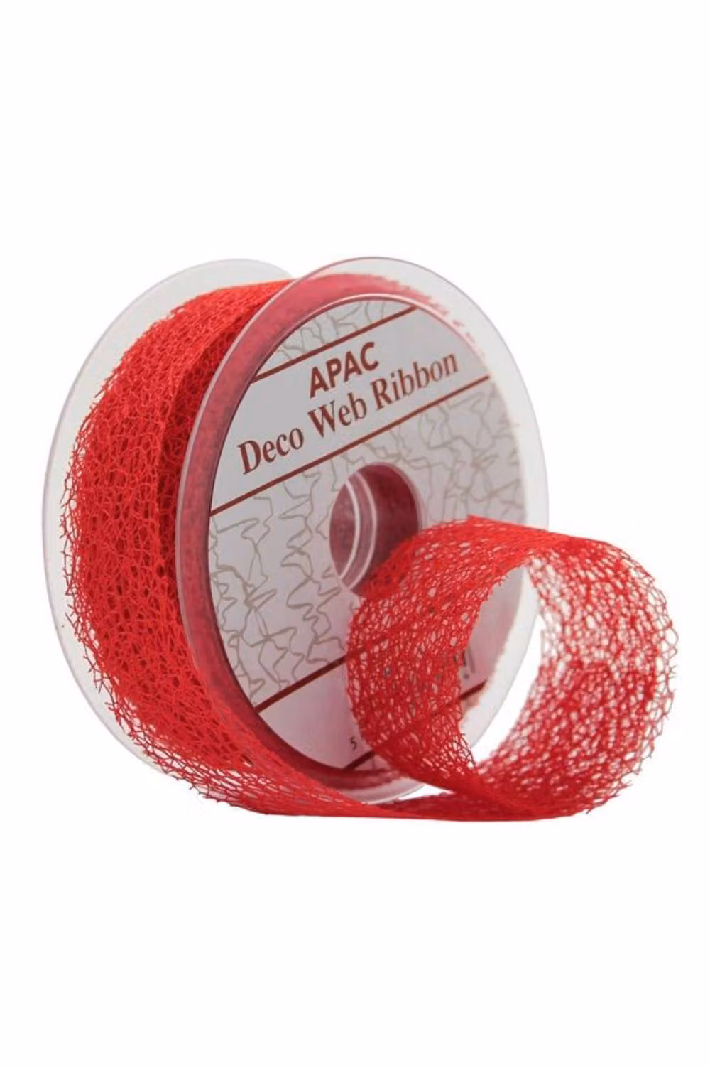KDMD Red Deco Web Ribbon, 2 Pack – 2