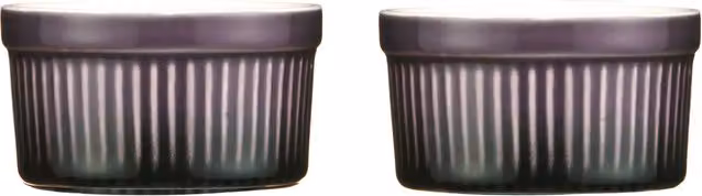 Orsina Stoneware Round Ramekins in Purple and Multicolour