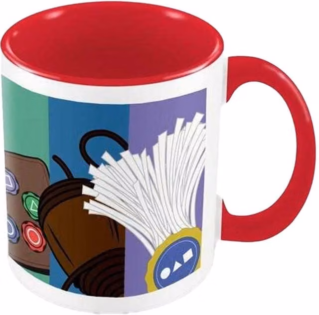 Netflix Pentathlon Inner Two Tone Ceramic Mug in Pale Pink