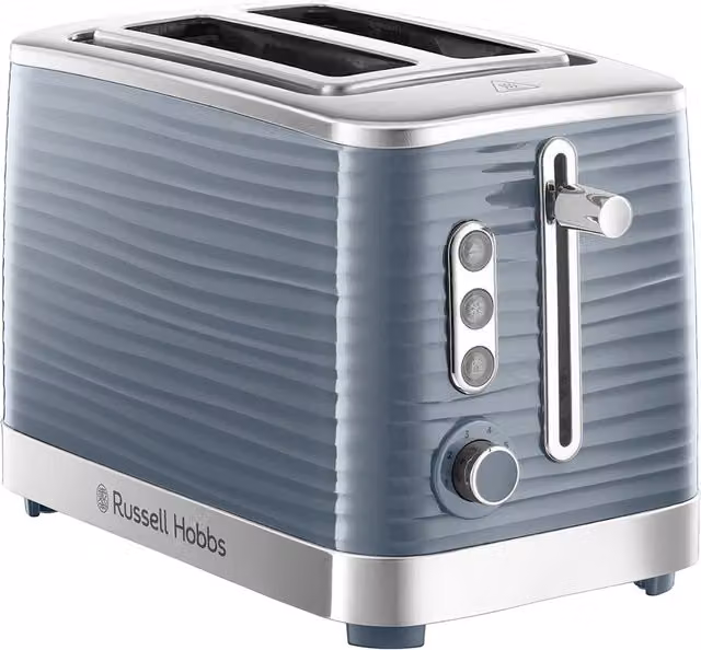 Russell Hobbs Inspire 2 Slice Toaster, Grey