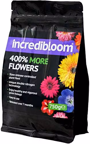 Thompson and Morgan Incredibloom Slow Release Garden Fertiliser for Flowers and Plants, 2 x 750g – 1