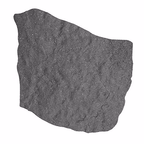 Garden Gear Reversible Eco-Friendly Natural B Effect Ornamental Stepping Stone, Grey Recycled Rubber, W/D: 45 x 45 cm – 2