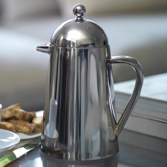 La Cafetire Insulated Cafetiere Coffee Maker - Silver