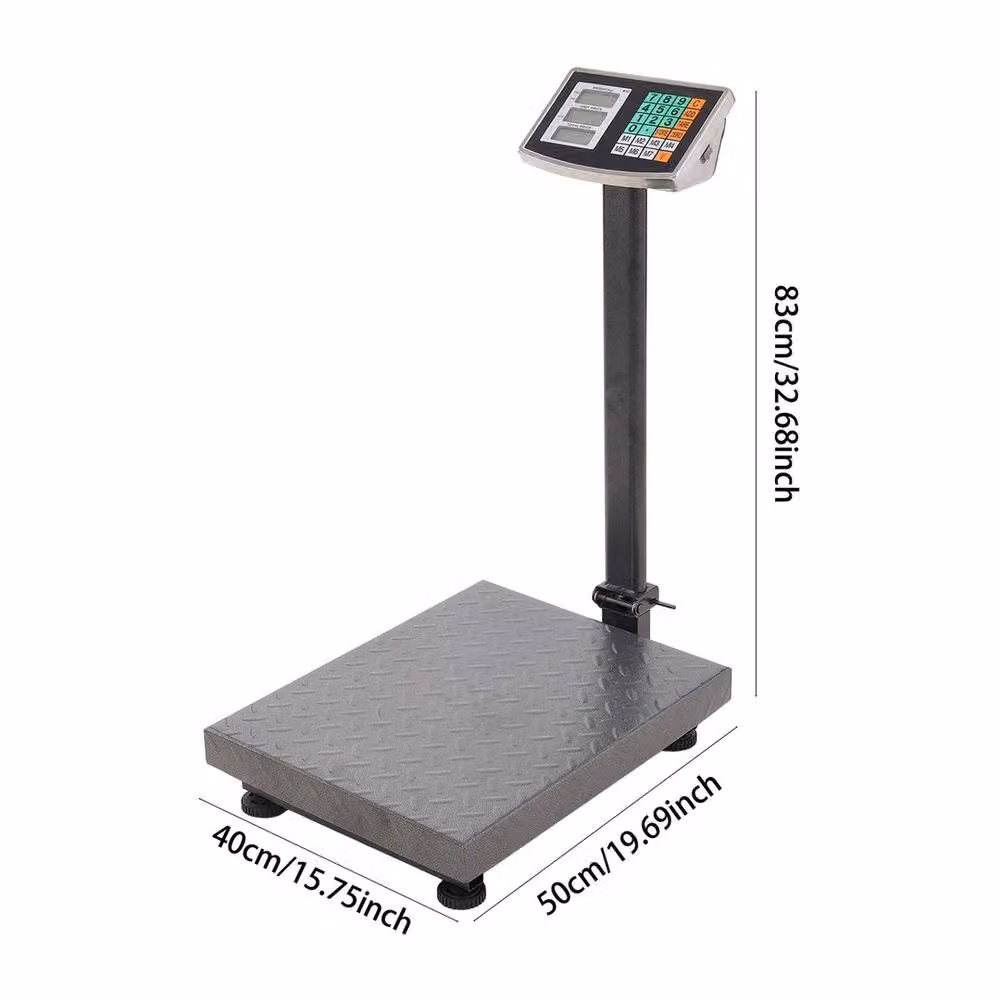 EONLION Industrial Weighing Scales, 300kg Capacity, Black – 2