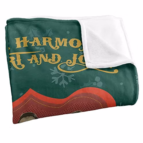 Warner Bros. A Christmas Story Christmas Card Super Soft Fleece Throw Blanket, Multicolour, W/D/H: 91 x 1 x 147 cm – 2