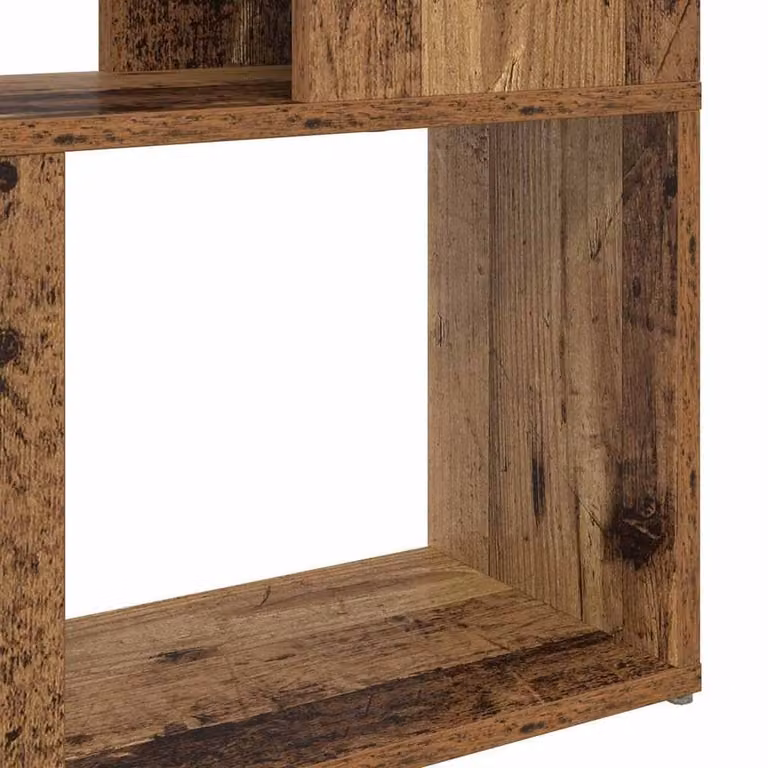 Berkfield Home Rustic Brown Engineered Wood TV Stand, W: 60 cm, D: 24 cm, H: 155 cm