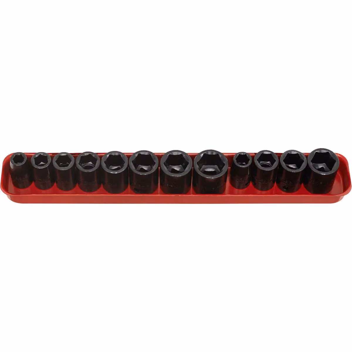 Loops 12 Piece Premium Impact Socket Set, 3/8 inch Sq Drive, Chrome Vanadium, Black and Multicolour – 2