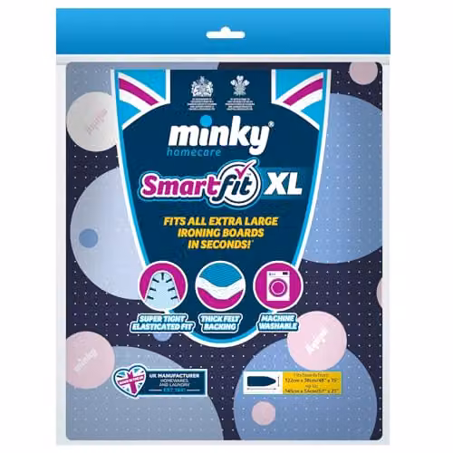 Minky Smart Fit Ironing Board Cover XL in Blue – 4