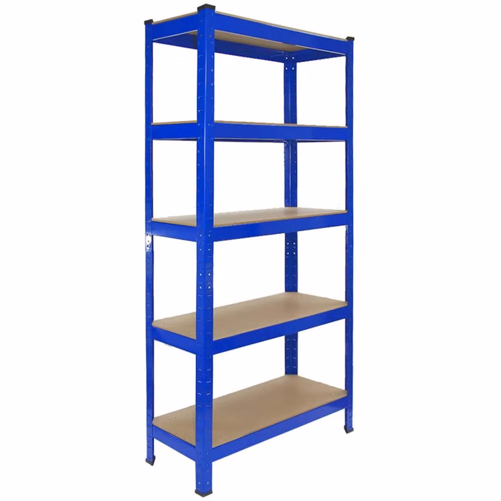 Monstershop Monster Racking T-Rax Heavy Duty Shelving Units, Blue, H x W x D: 150 x 75 x 30 cm – 2