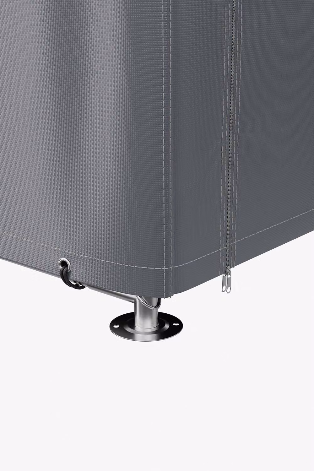 Living and Home Outdoor Bike Tent Storage Shelter with Roll-Up Door and Window, Dark Grey, W: 182.88 cm, D: 167.0 cm, H: 220 cm – 6