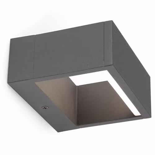 Netlighting Alp LED Outdoor Wall Light Grey IP54 – 3