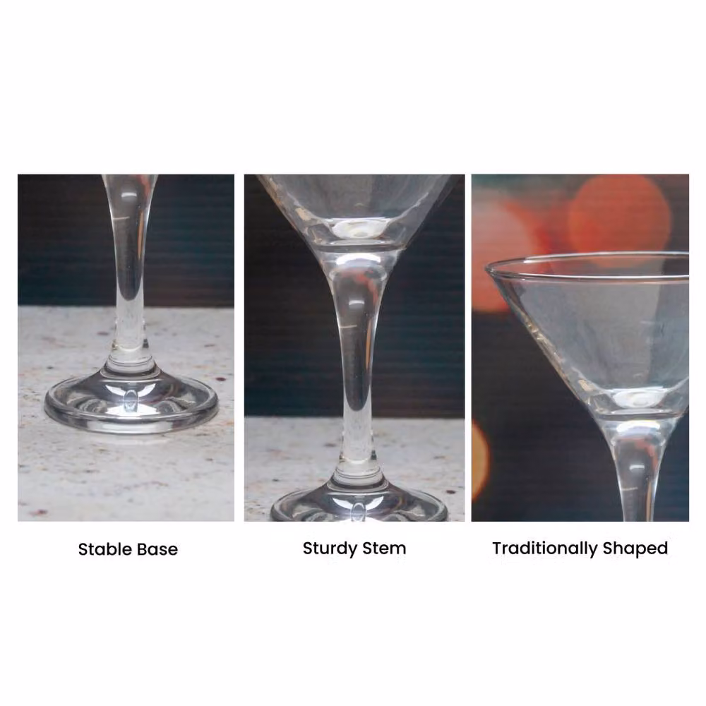 Uniqueful Personalised Engraved Petite Martini Cocktail Glass in Clear – 2