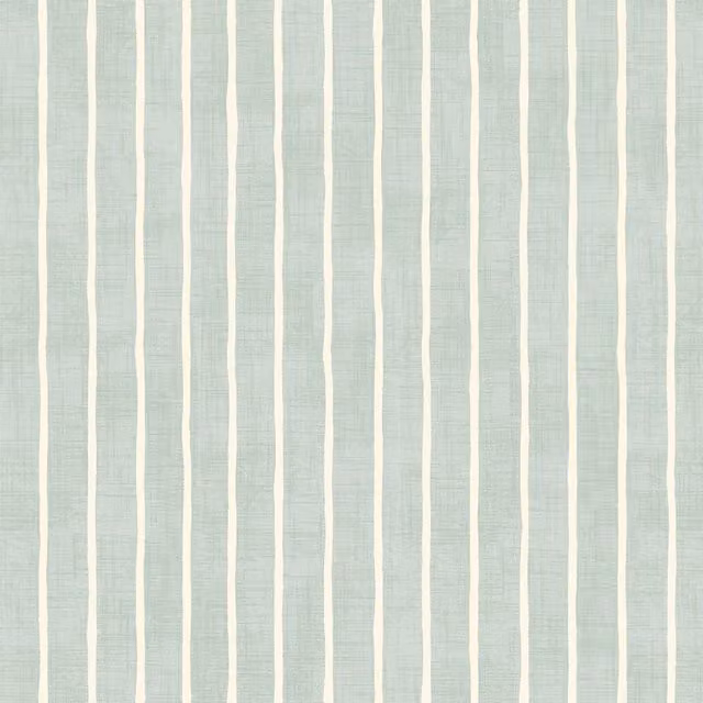 iLiv Pencil Stripe Fabric in Duckegg Blue