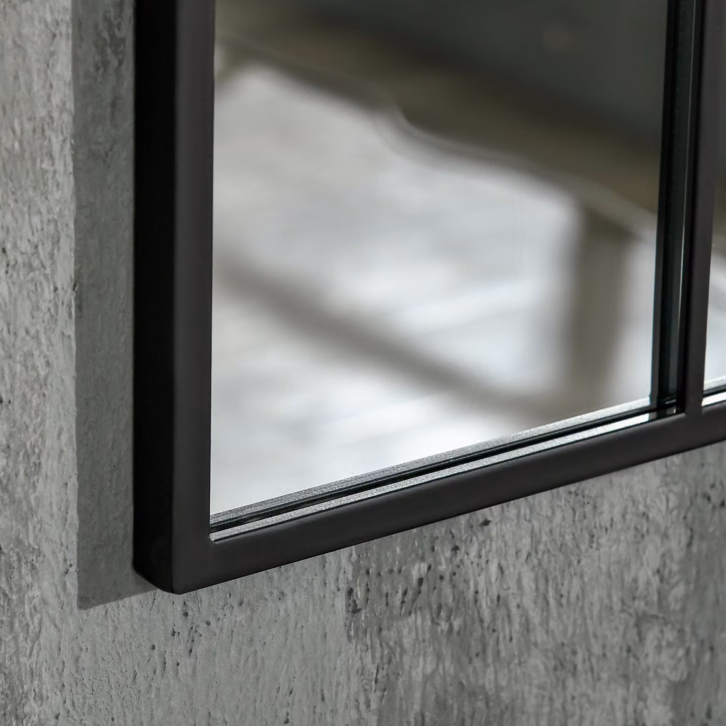 HOMCOM Modern Arched Wall Mirror in Black, H 91 cm x W 60 cm – 4