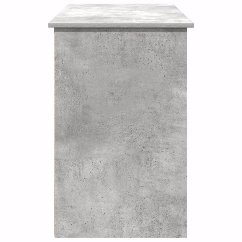 Berkfield Home Writing Desk in Concrete Grey, Engineered Wood, W/D/H: 102 x 50 x 75 cm – 3