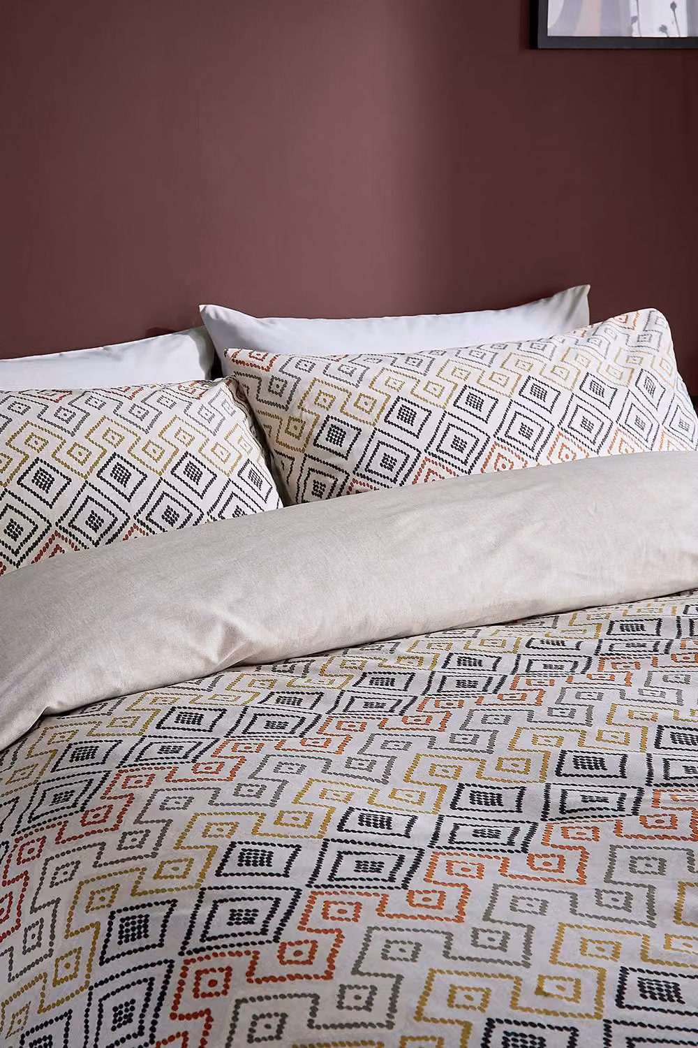 Helena Springfield Tanza Reversible Cotton Duvet Cover and Pillowcase Set, Multicolour, W: 90 cm, H: 200 cm – 2