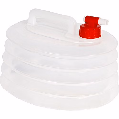 Trespass Squeezebox Water Carrier, 6 Litres, Transparent