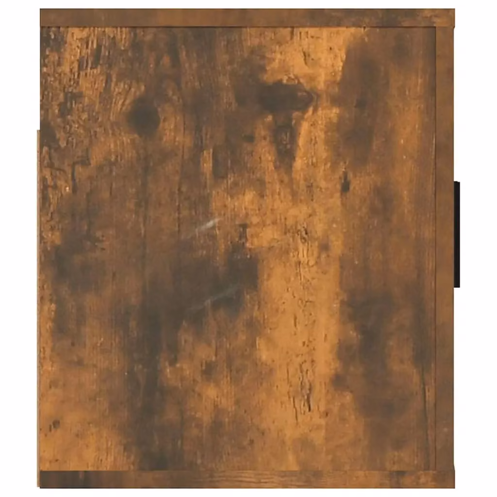 Berkfield Home Wall Mounted TV Cabinet in Smoked Oak Brown, W/D/H: 80 x 34.5 x 40 cm – 4