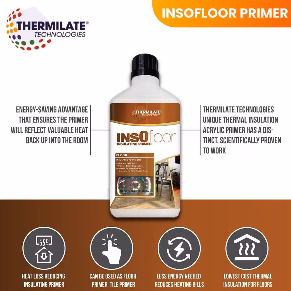 Thermilate Technologies InsOfloor Floor Primer, 5 l, Clear/White – 3