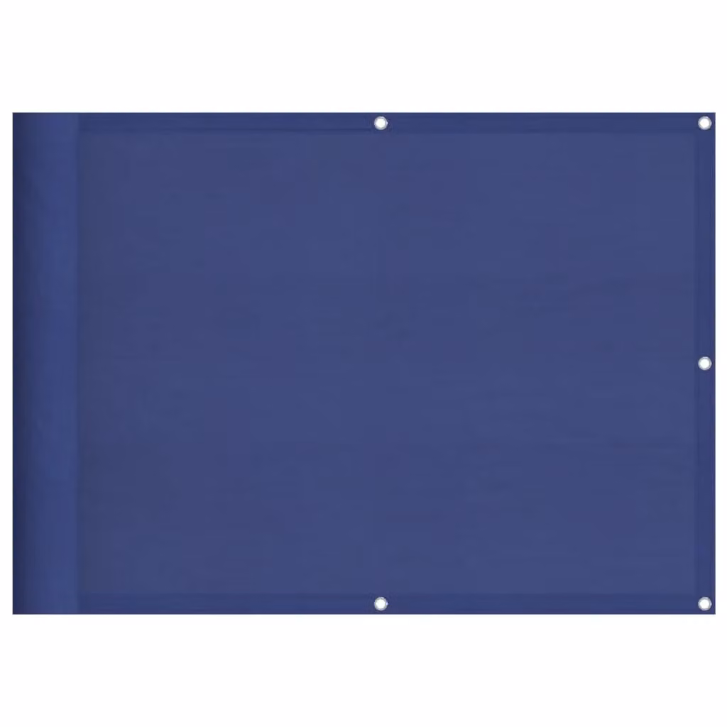 Berkfield Home Blue Opaque Balcony Screen and Cover, W: 75 cm, L: 800 cm, 100% Polyester Oxford – 2