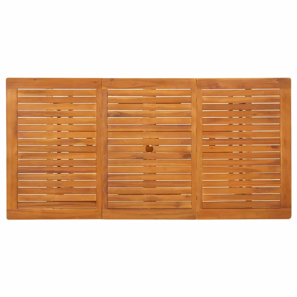 Berkfield Home Garden Rectangular Extendable Dining Table in Brown Solid Acacia Wood W/D/H: 180 x 90 x 75 cm – 2