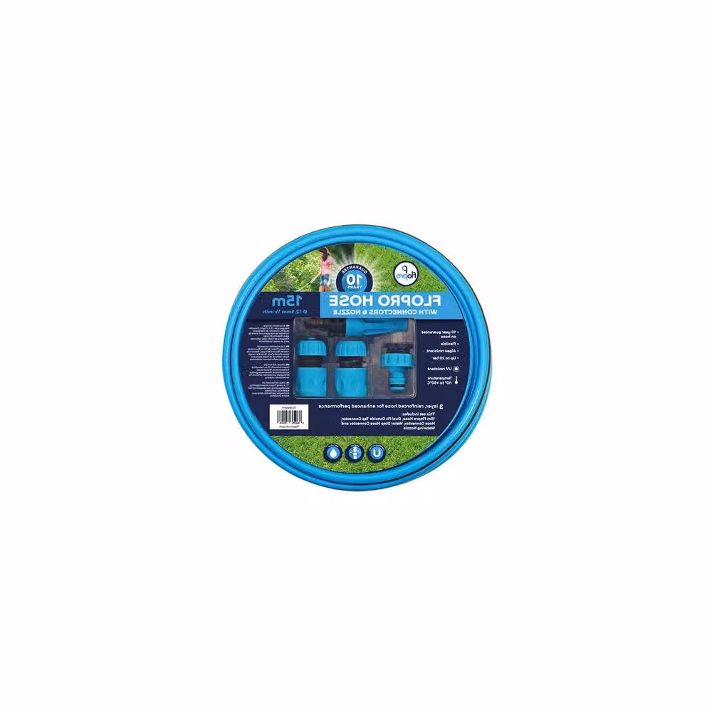 Flopro Everyday Hose Starter Set, 15m, Blue – 2