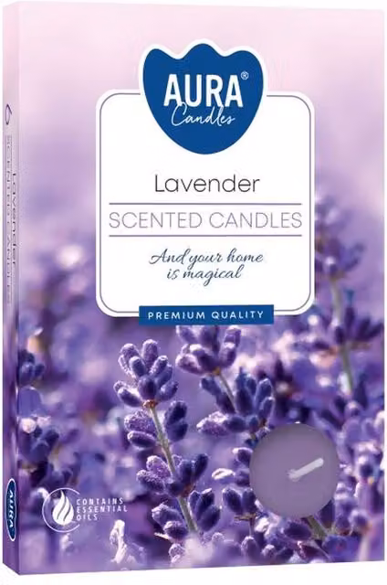 Set of 6 KDMK Scentedights Lavender in Purple