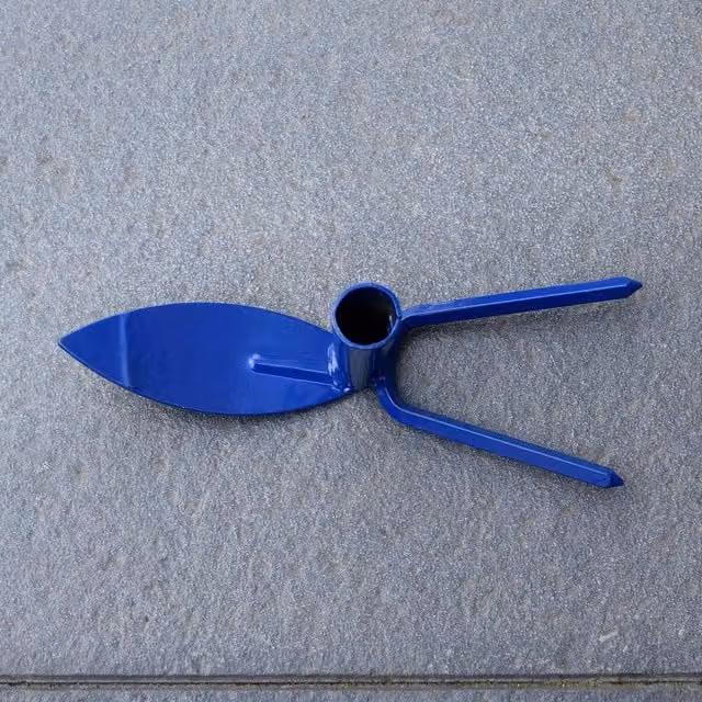 SolaDirect Dutch Hoe Cultivator Hand Fork Type 10 with 115 cm Handle, Blue Steel