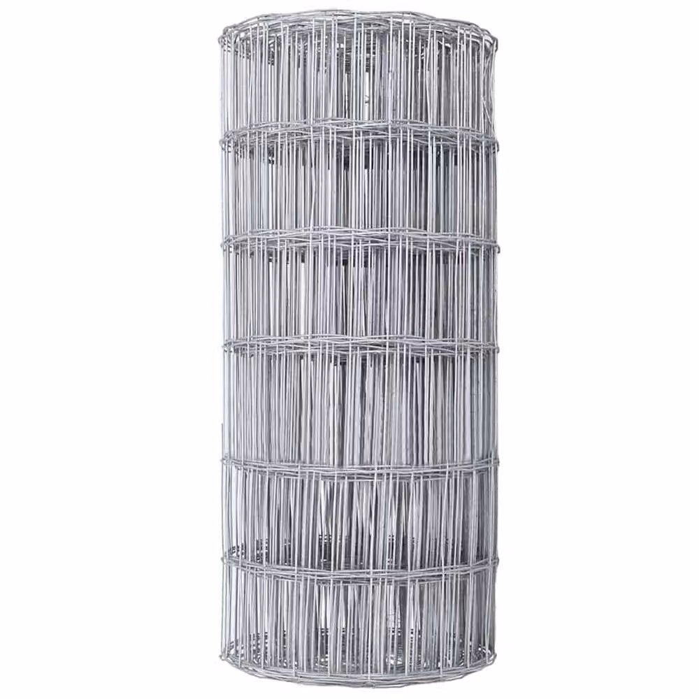 Berkfield Home Euro Fence Galvanised Steel in Silver, W: 40 cm, L: 10 m – 3