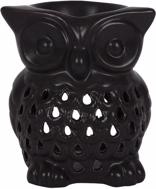 KDMD Black Owl Ceramic Tealight Oil Burner – 1