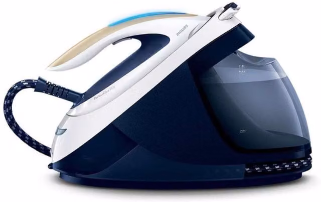 Philips PerfectCare Elite Steam Generator Iron GC9630/20, Blue with Ceramic Soleplate and Auto Shut-off